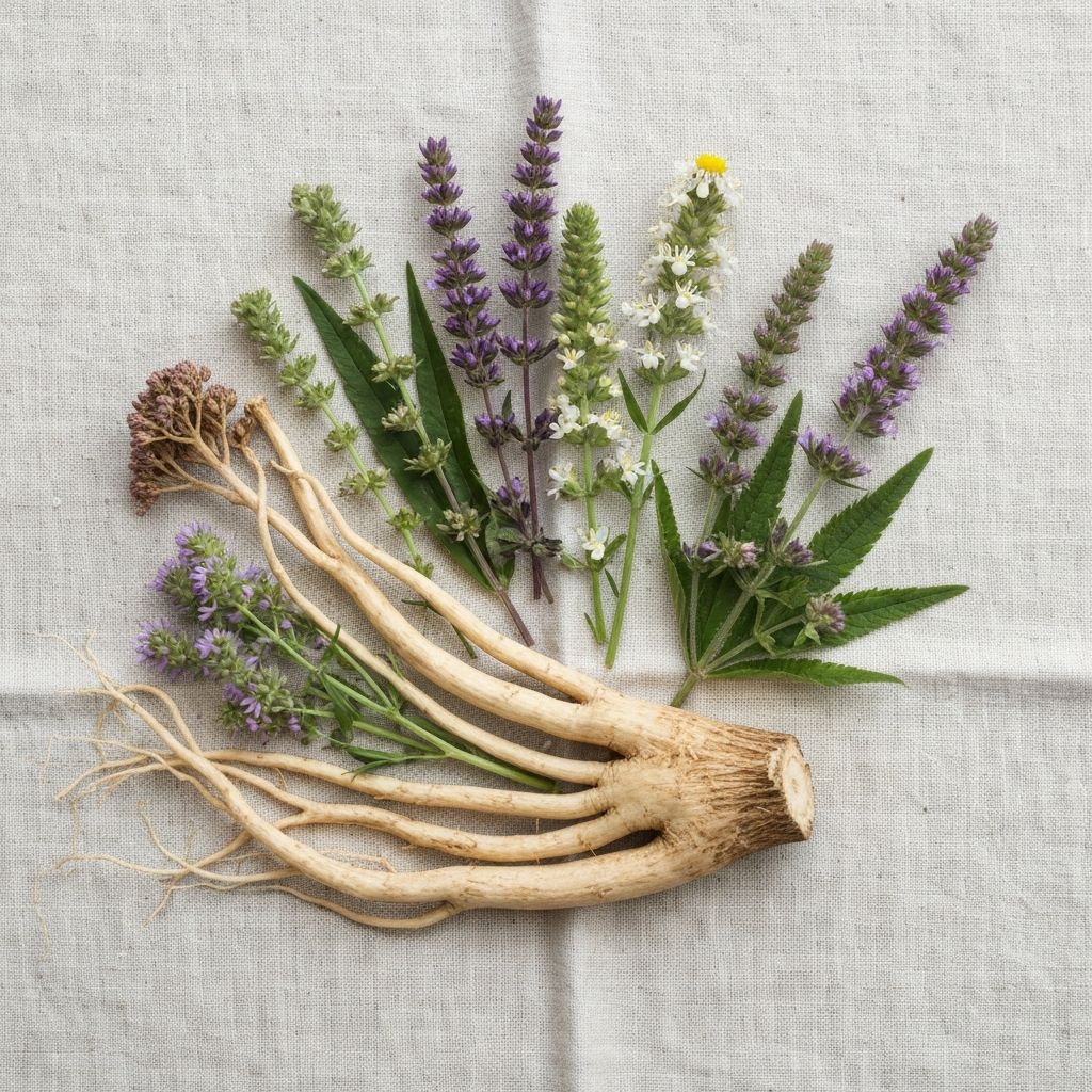 Valerian root botanical